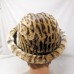 Genuine 100% REAL FUR  HAT Mid Century Brimmed bucket styled Made in Canada  eb-33221997